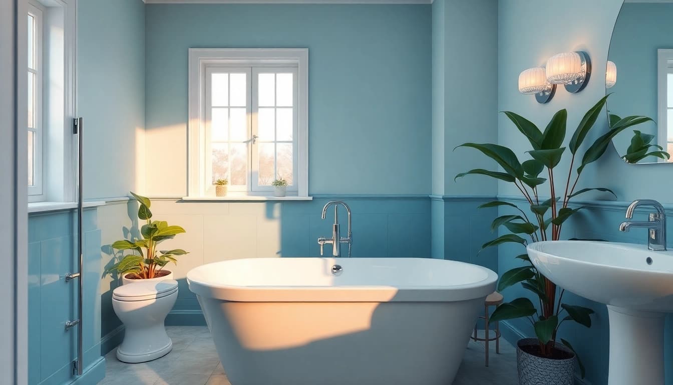 Stunning modern bathroom fitted by professional bathroom fitters showcasing luxury and elegance.