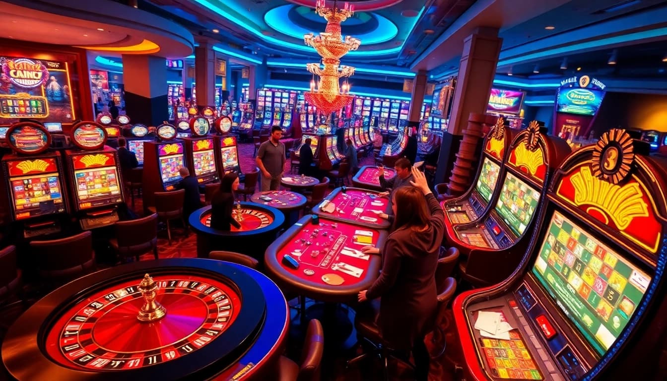 Experience the excitement of a Casino without Swedish license as players win big at vibrant tables.