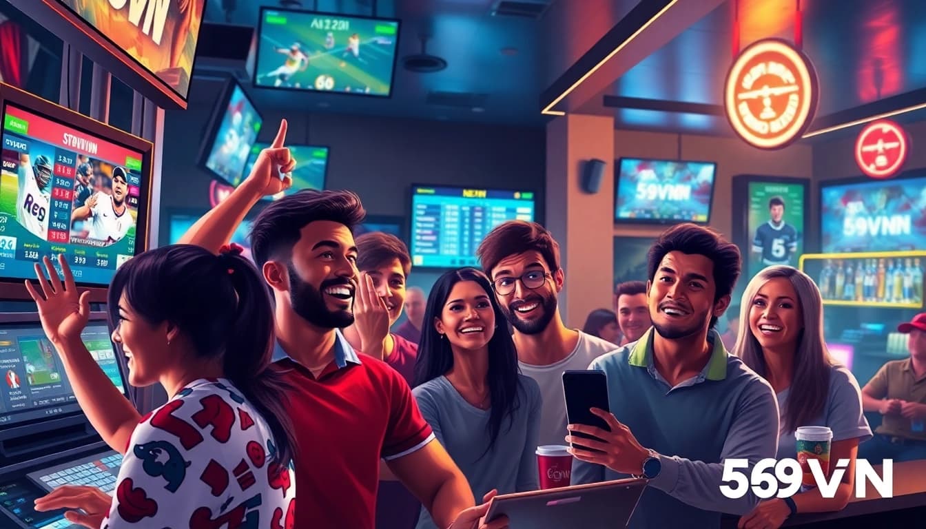 Experience the thrill of sports betting with 69VN in a vibrant, buzzing environment.