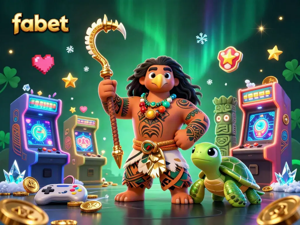 Experience winning strategies with fabet in vibrant 3D casino-themed digital art featuring dynamic characters.
