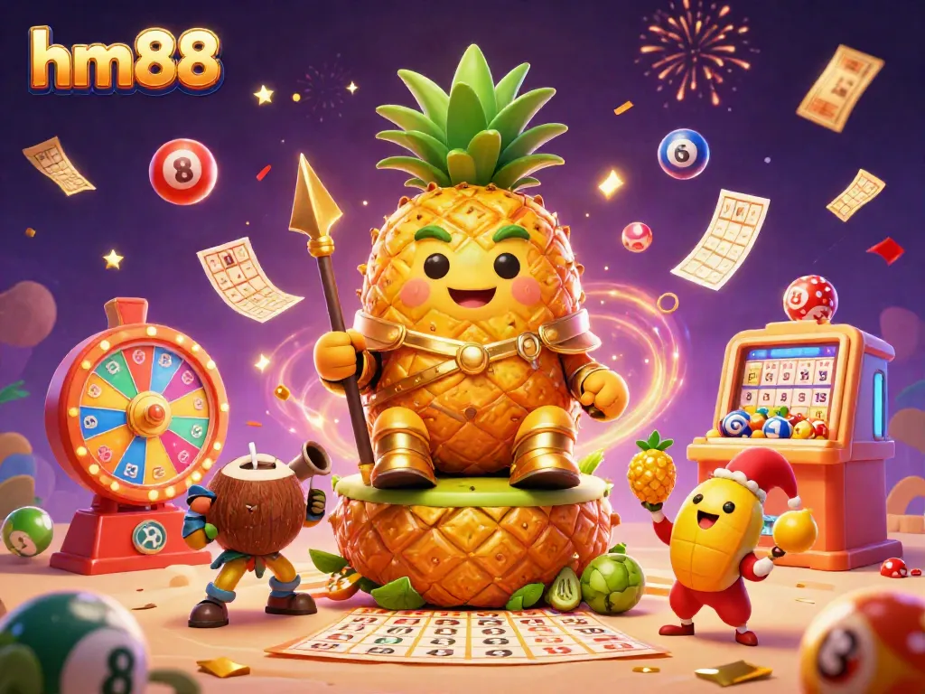 Experience thrilling gameplay at hm88 with vibrant casino elements and dynamic characters.