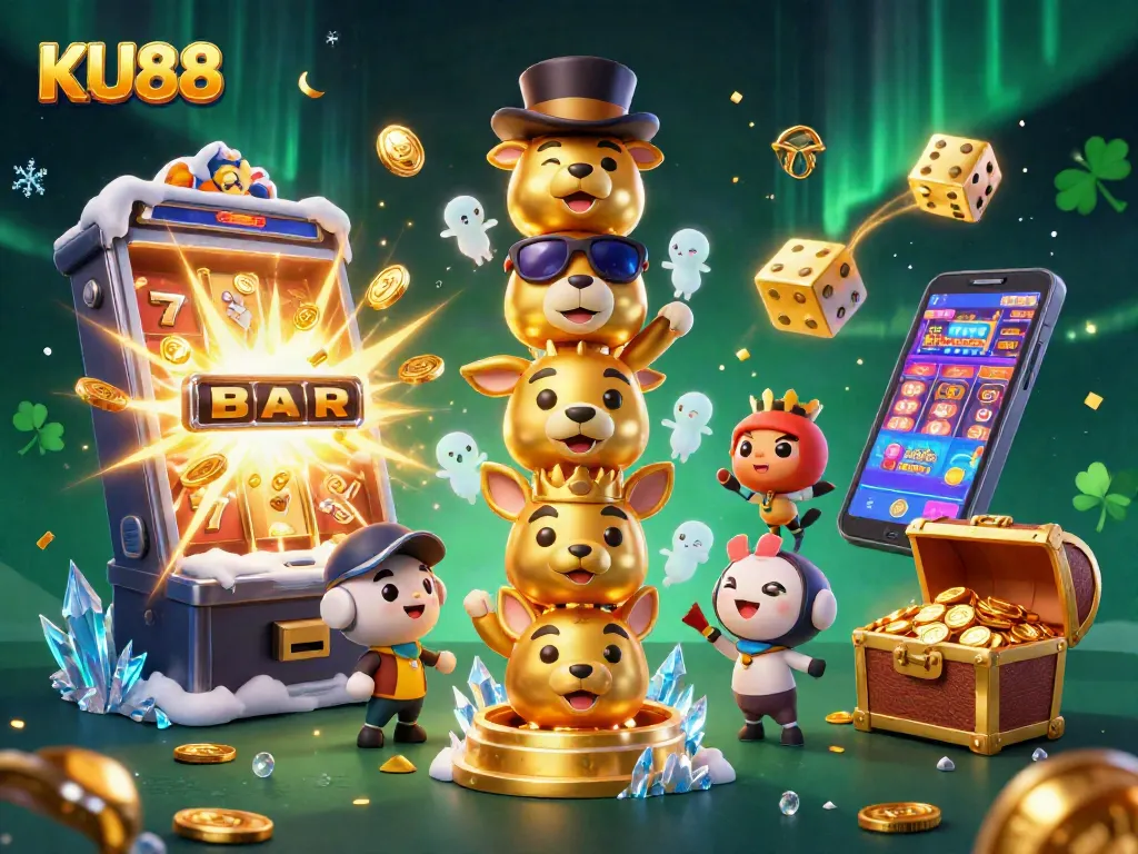 Spin and win with KU88's vibrant gaming scene exploded with jackpot excitement and slot machine thrills.