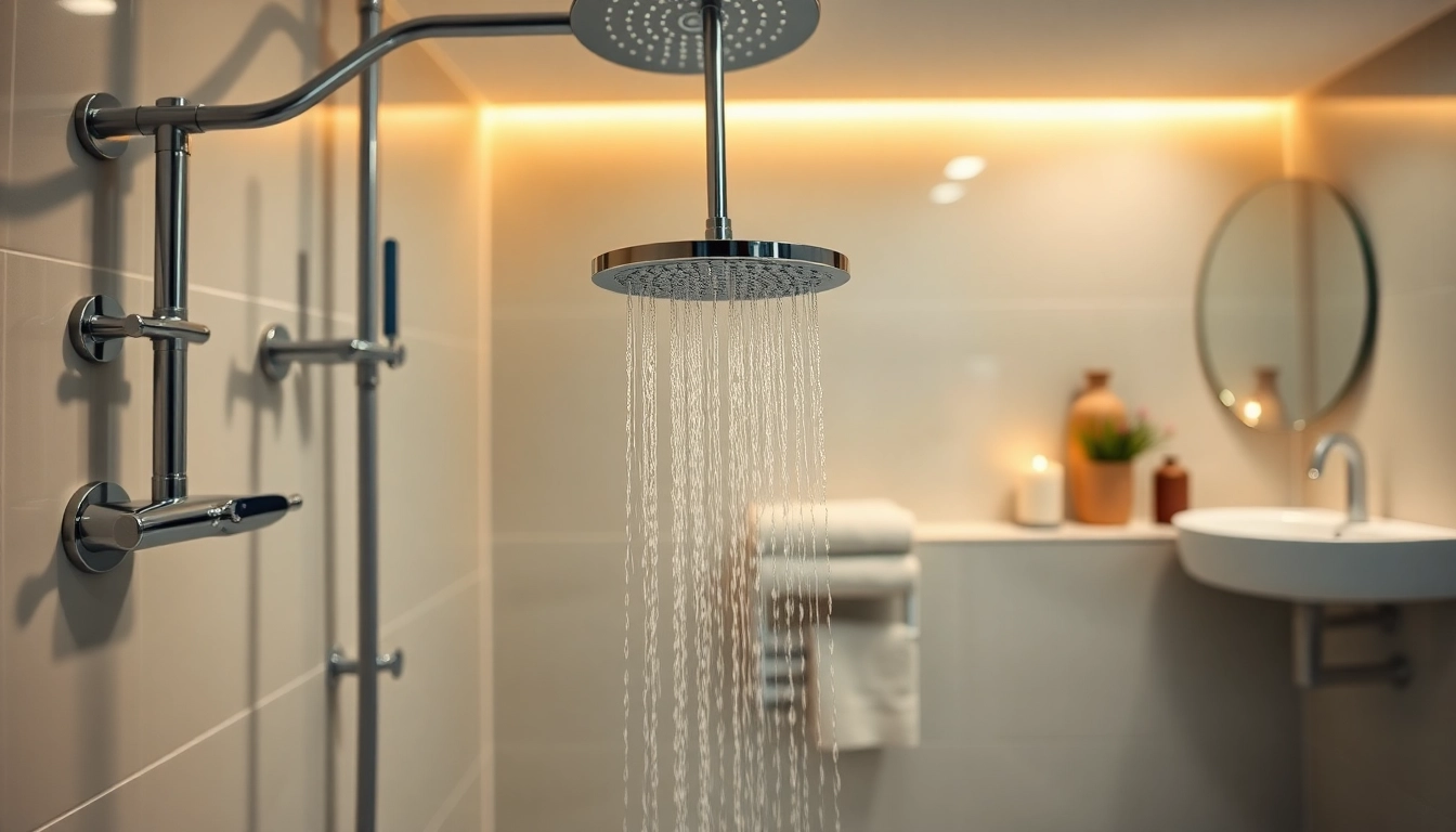 Enhance your home with an elegant shower uk design featuring modern fixture styles.