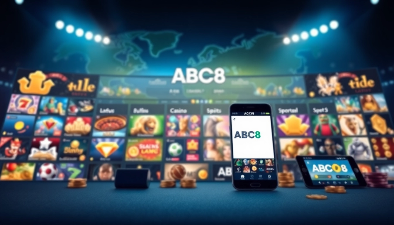 Explore the innovative ABC8 gambling platform with diverse gaming options and user-friendly design.