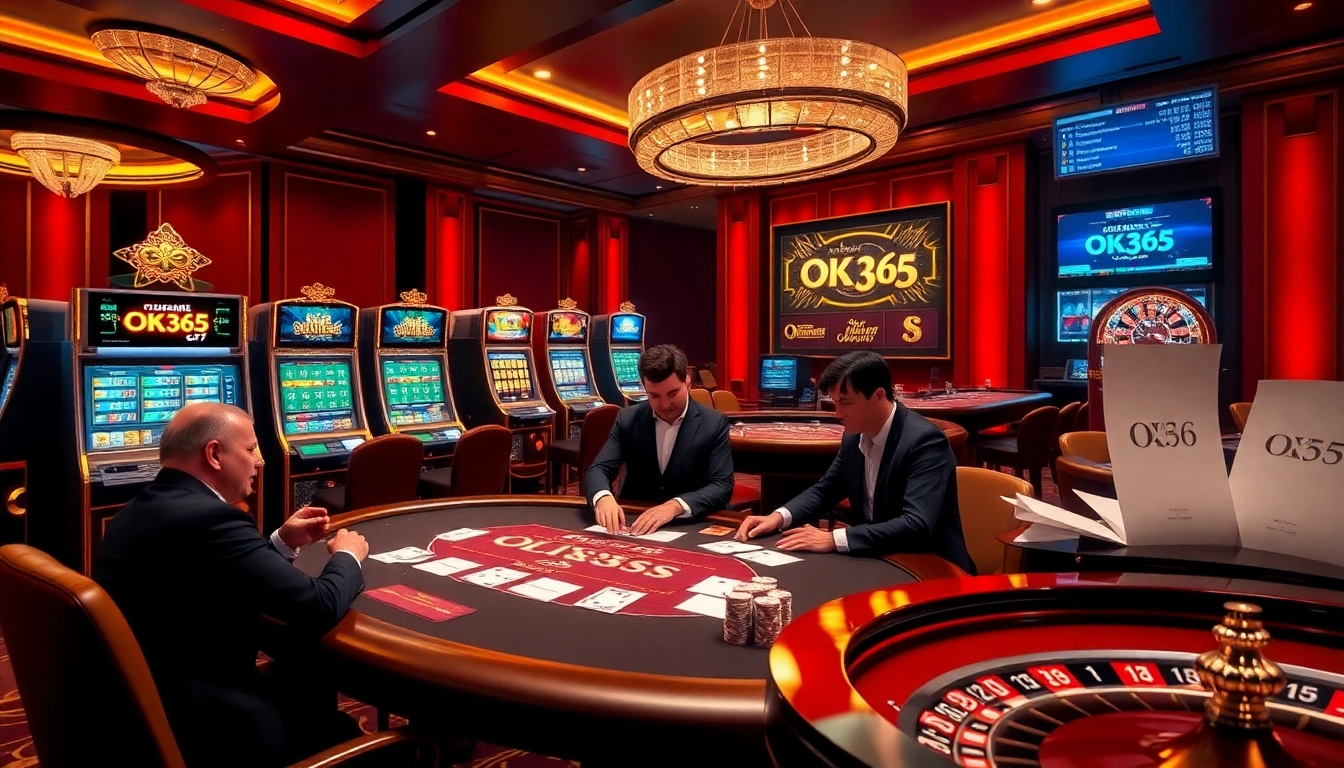 Experience thrilling gaming moments at OK365 link with vibrant tables and exciting betting action.