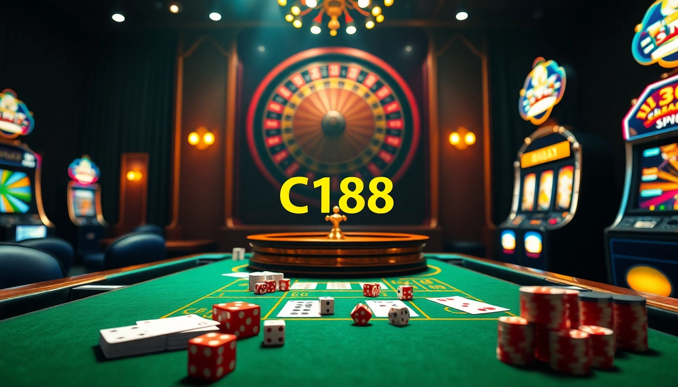 C168 Casino Experience: Exciting online gambling with roulette and slot machines.