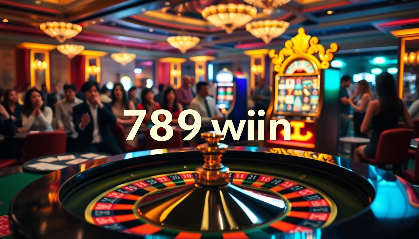 Experience the excitement at 789win casino with vibrant slot machines and roulette tables.