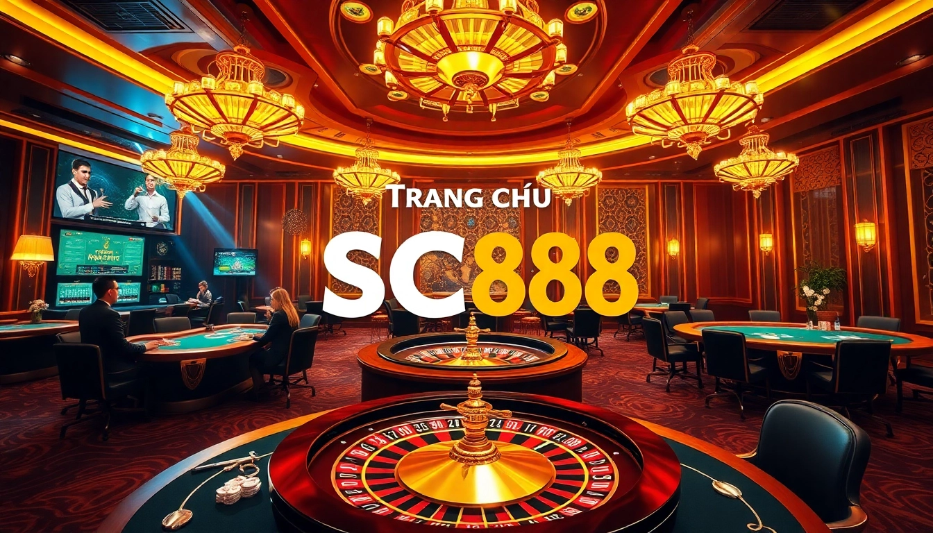 Experience the thrill of winning at Trang chủ SC88 with vibrant casino games and luxurious settings.