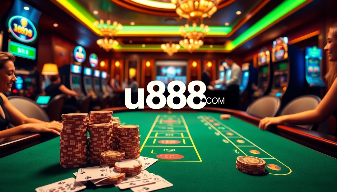 Experience luxury gambling at u888 com with high-stakes blackjack and roulette games.
