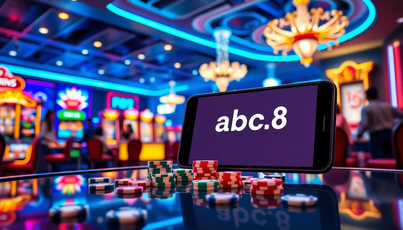 Experience thrilling gaming action at https://abc8.lol/ with exciting slots, poker, and roulette.