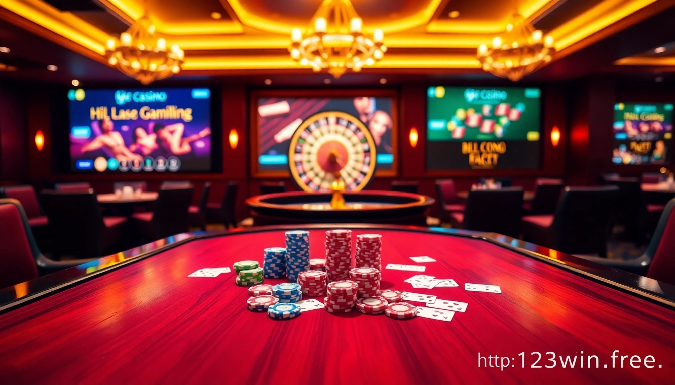 Experience the thrill of live gambling at https://123win.free/ with luxurious casino elements.