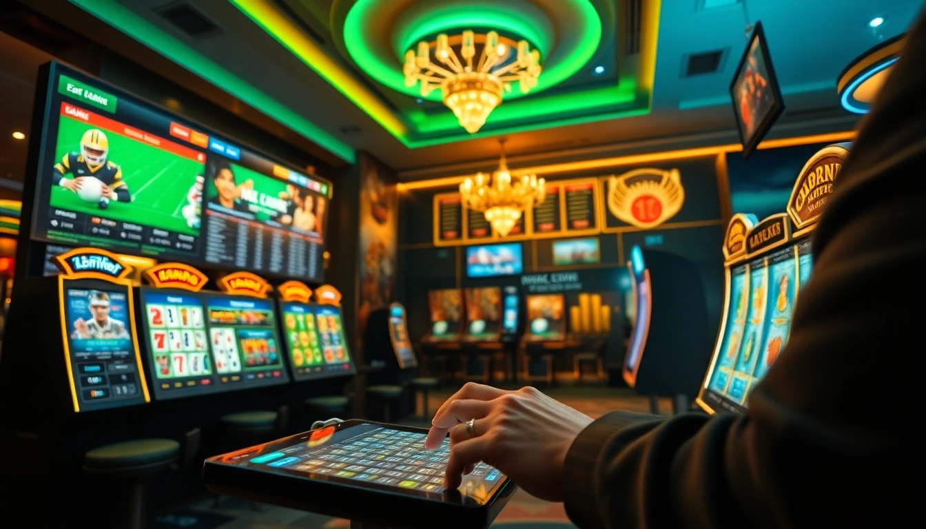 Engaging 789f online gambling interface with vibrant game options.