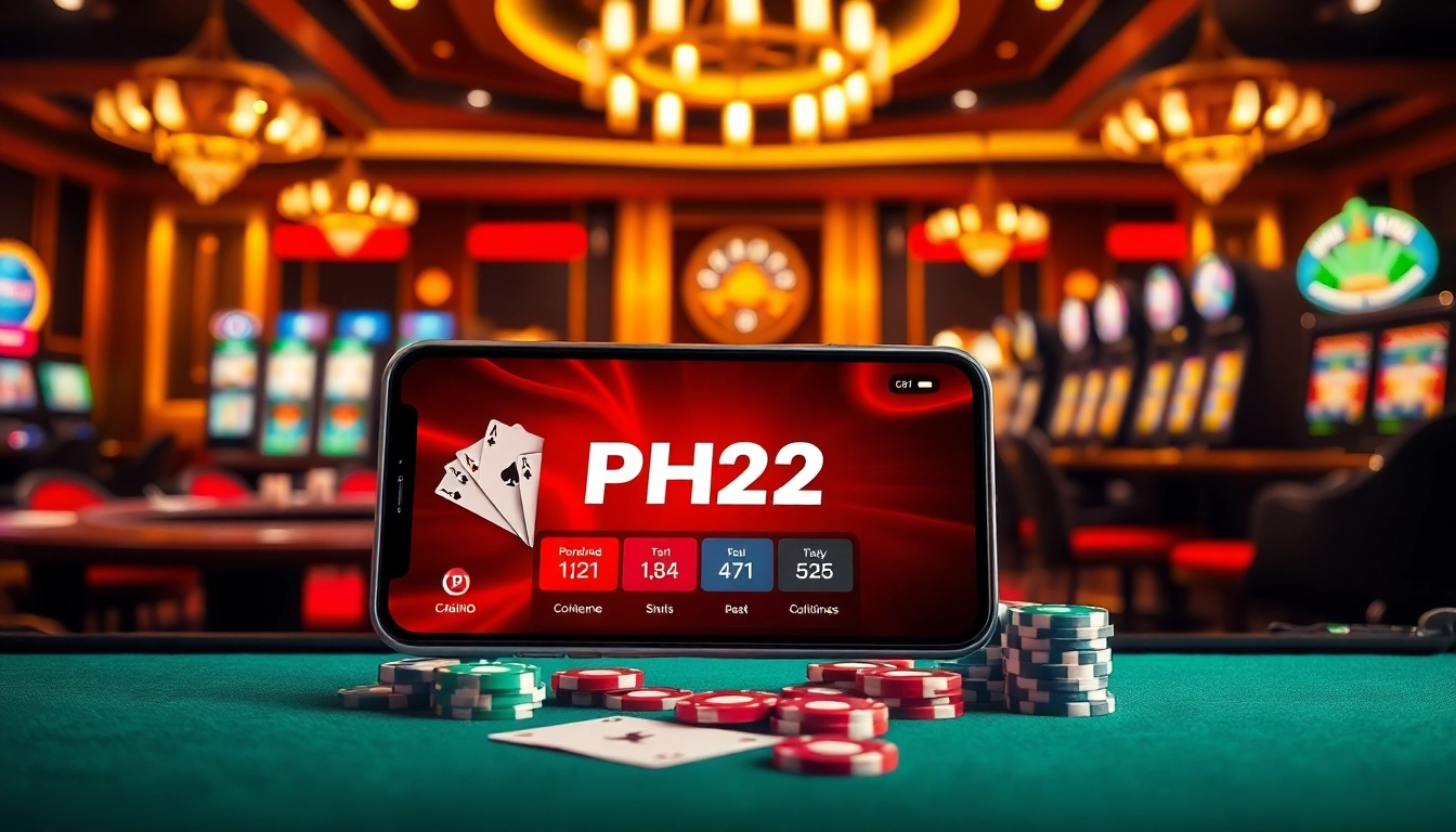 Experience the excitement of online gaming at https://ph22.net.ph/ with vibrant casino visuals and thrilling gameplay.