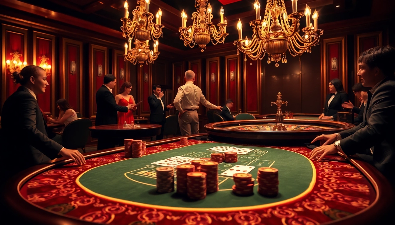 High-stakes poker gaming at a luxury casino, highlighting strategies for GO8 bets.