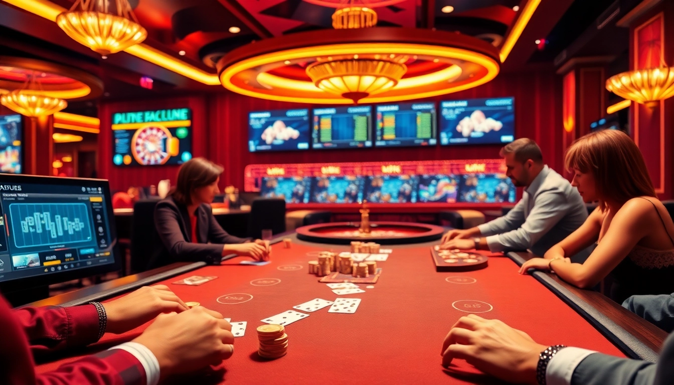 Experience the excitement of Nhà cái Pg66 with intense poker action and luxurious casino ambiance.