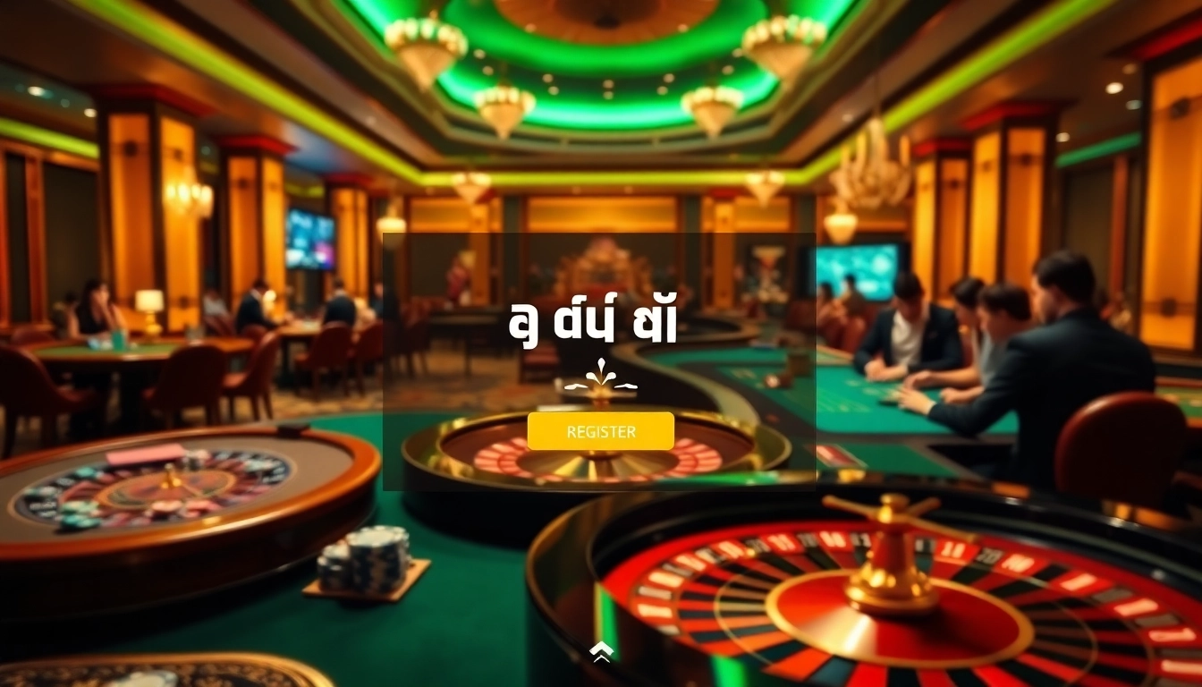 Navigating the casino experience, players actively engaged as they register, "নিবন্ধন করুন" visible on the digital interface.