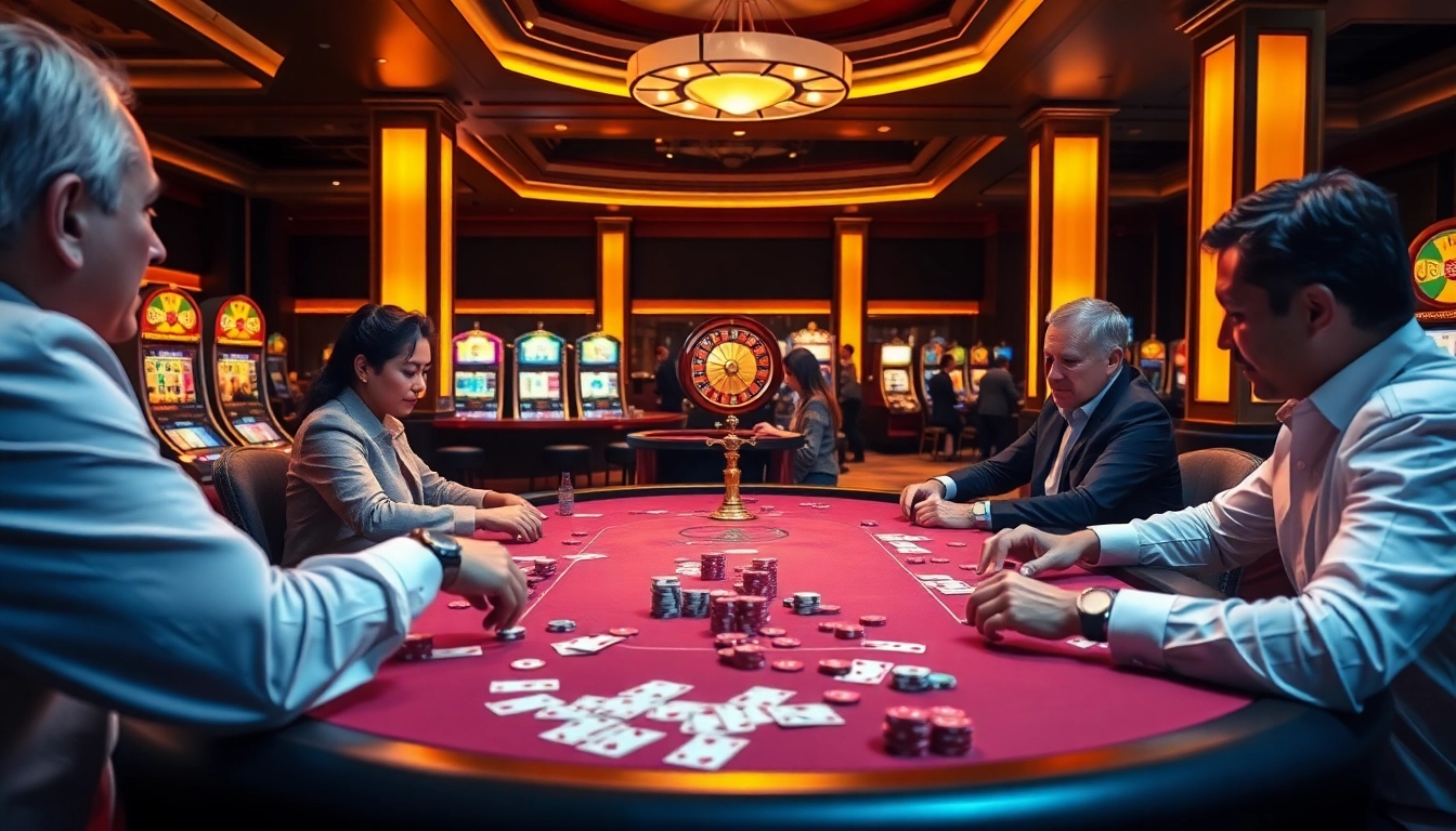 Experience high-stakes poker excitement with https://go88vn.digital/ in a luxurious casino setting.