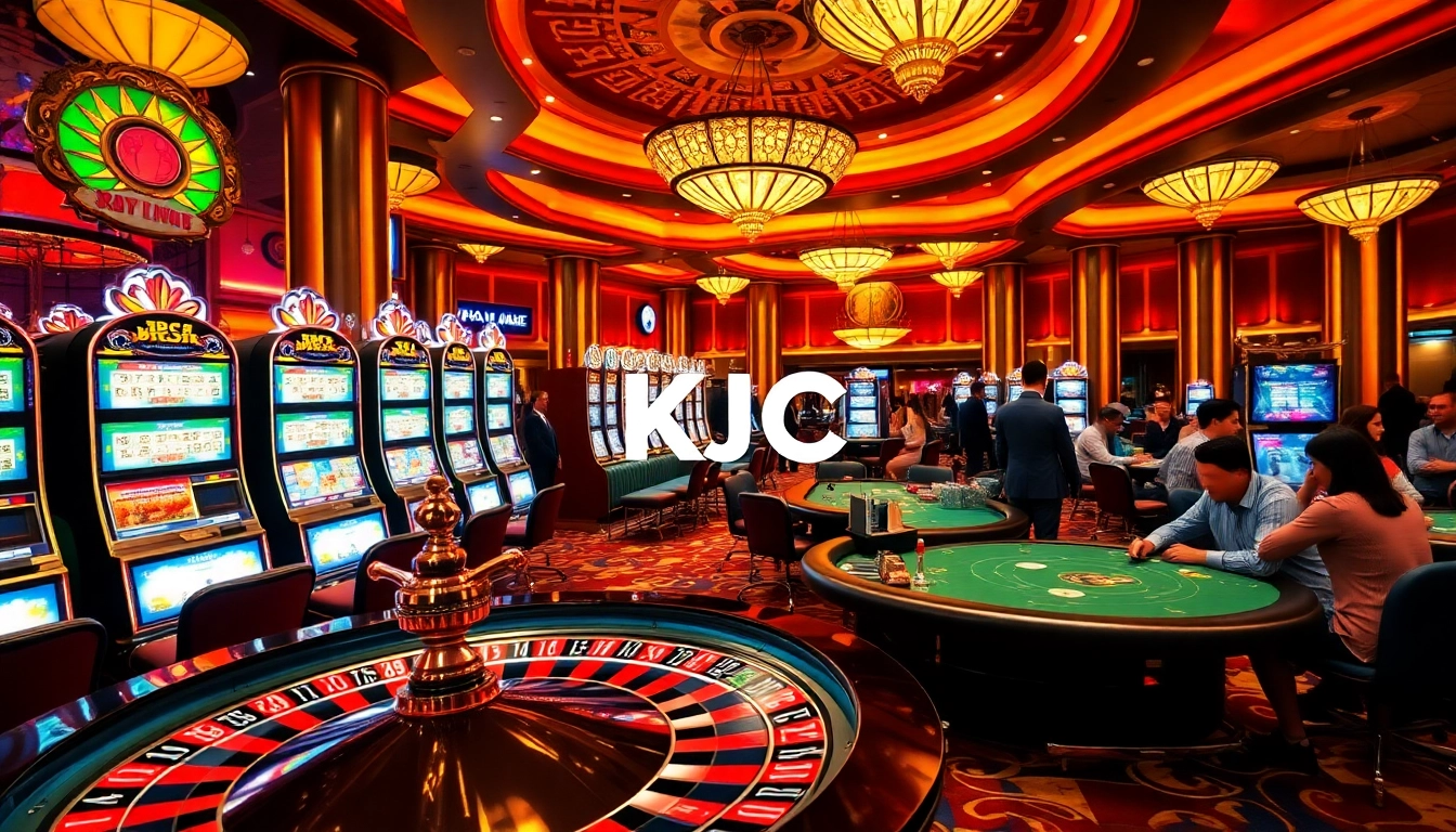 KJC offers thrilling betting experiences with dynamic casino tables and engaging gameplay.