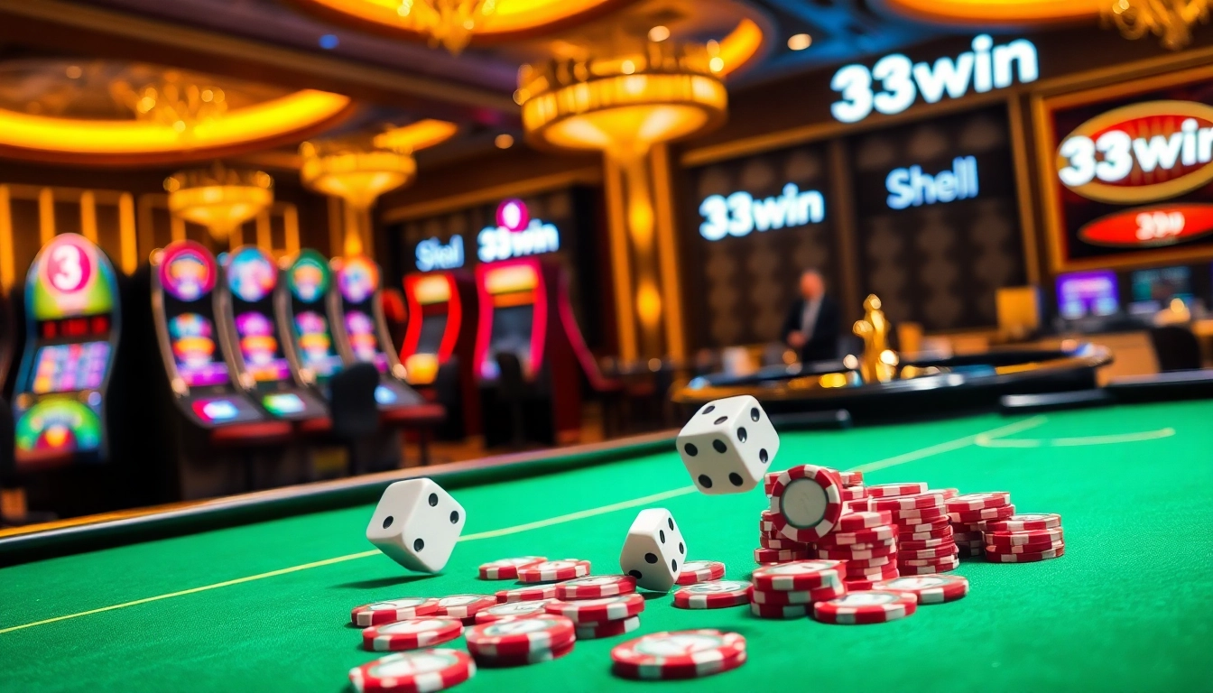 Experience the thrill of high-stakes play at 33win with vibrant casinos and gaming tables.