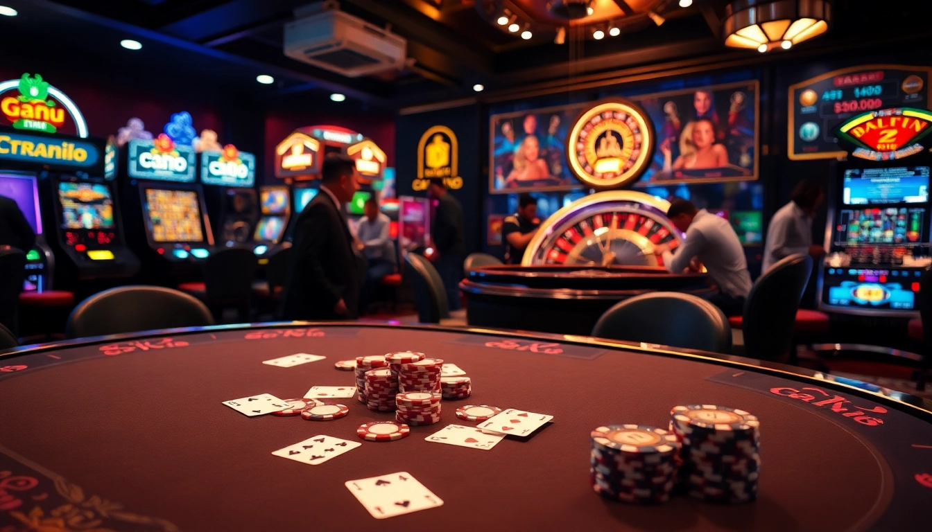 Play poker with excitement at the casino while exploring link okfun for thrilling games.
