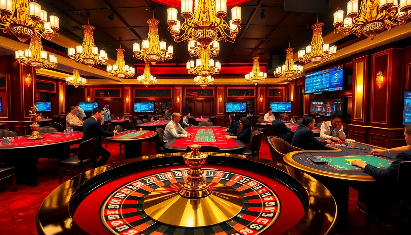 Engage in thrilling casino games at U888 with a vibrant roulette wheel and intense gameplay.