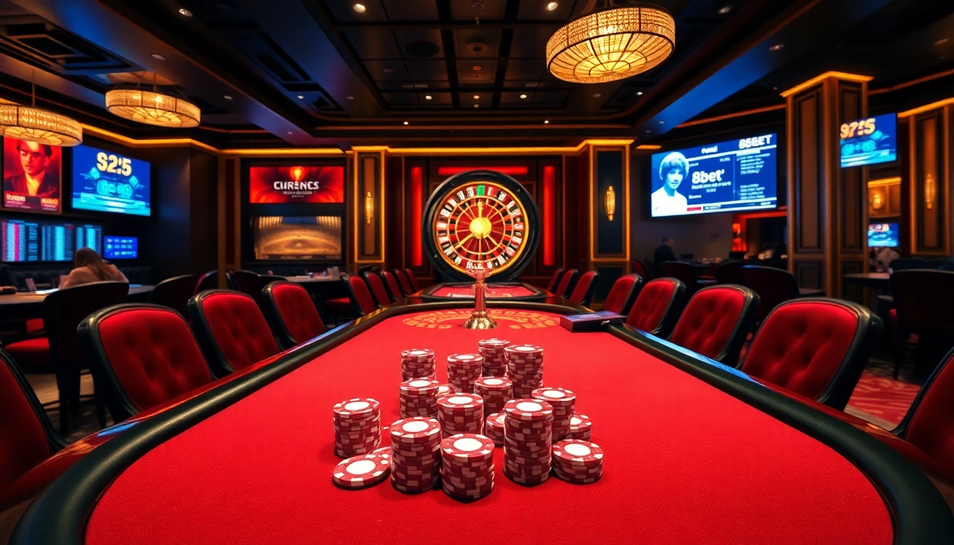 Experience the thrill at 8kbet casino with vibrant poker tables and real-time betting.