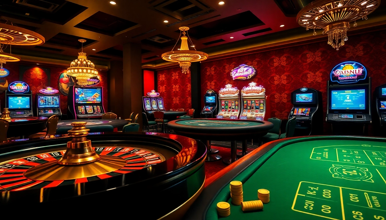 Experience the excitement of Luckywin vn with a luxurious online casino featuring vibrant games and tables.