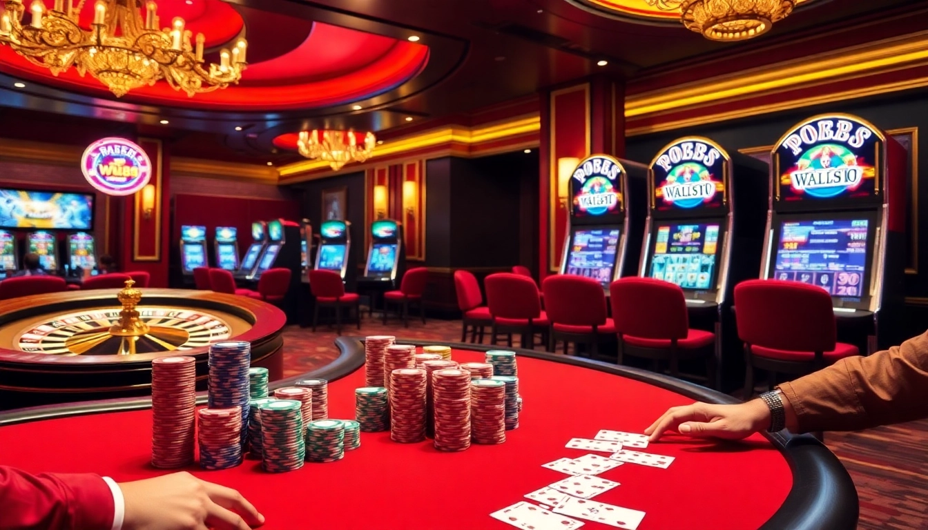 Play exciting games at ww88 casino with vibrant poker tables and colorful chips.