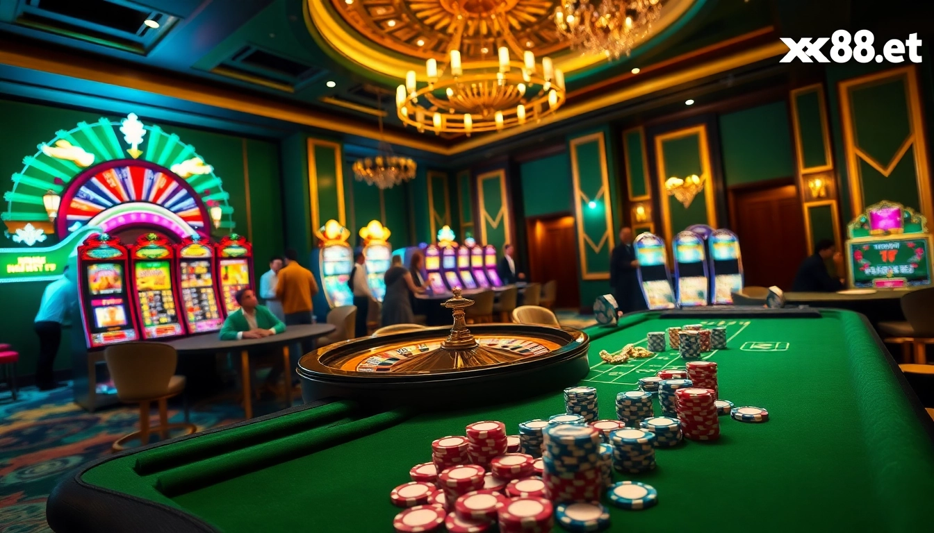 Experience the thrill of gaming at xx88.se.net with vibrant casino action and luxurious ambiance.
