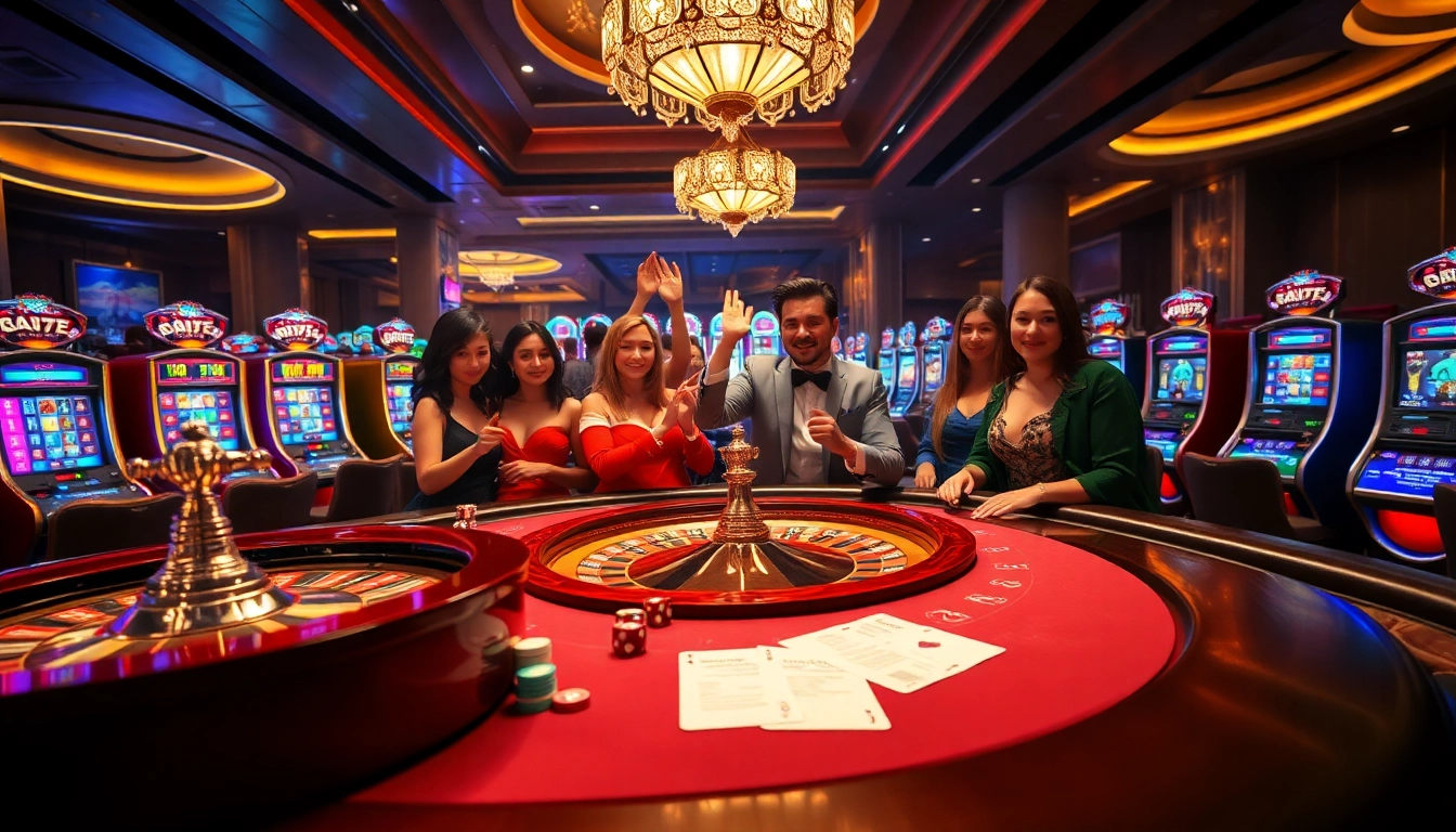 Engaging poker gameplay scene at KK55 casino, showcasing vibrant chips and cards.