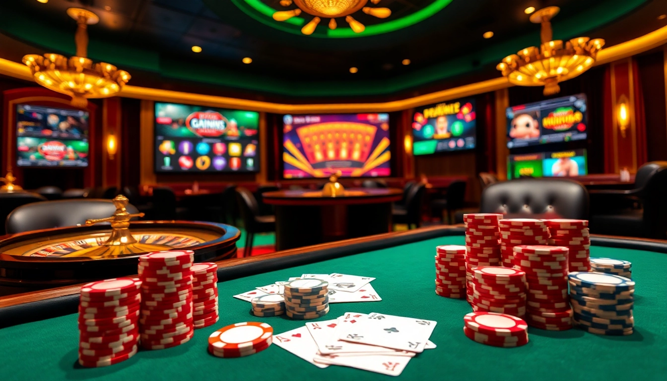 Experience elite gaming at https://88i8i.net/ with luxury poker tables and an exciting roulette wheel.