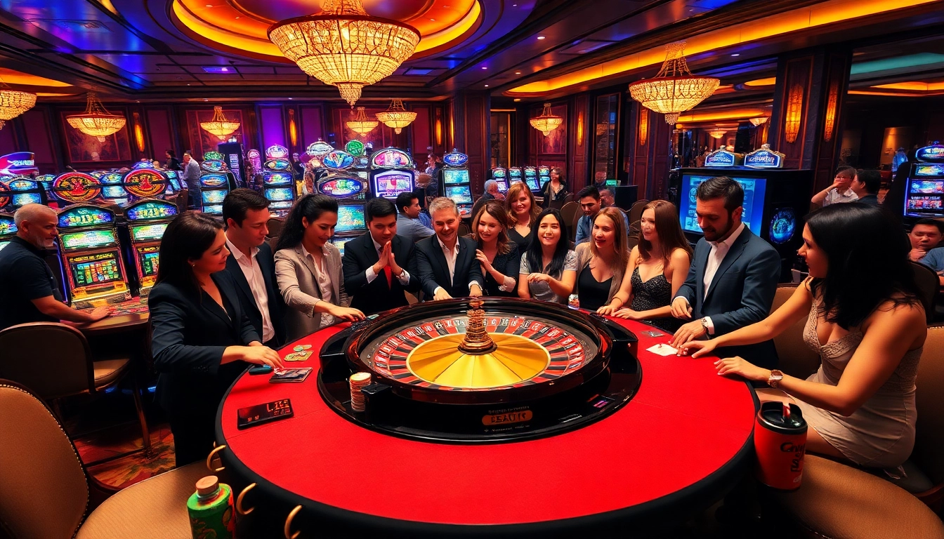 Experience the excitement of winning strategies at hay.win with a vibrant casino scene.