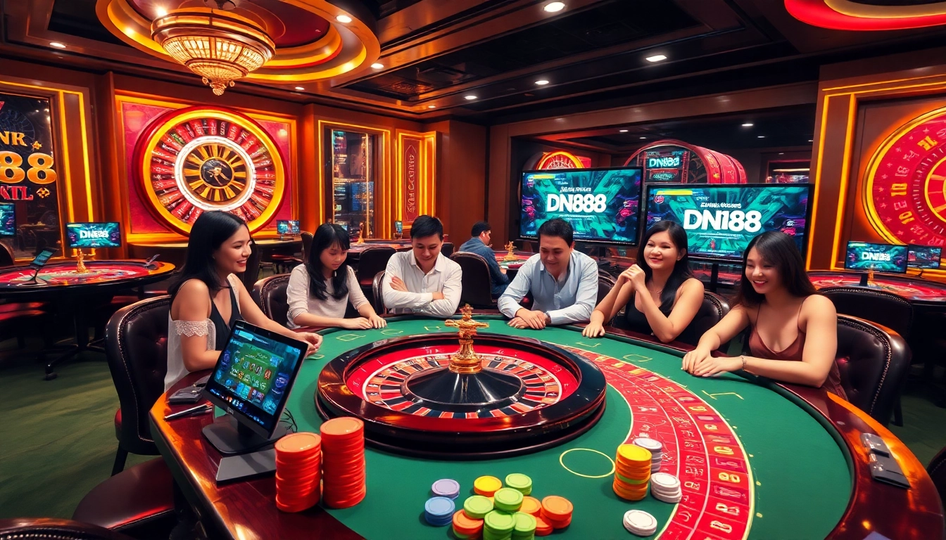 Experience thrilling gameplay at DN88 as players enjoy vibrant casino action with professional aesthetics.