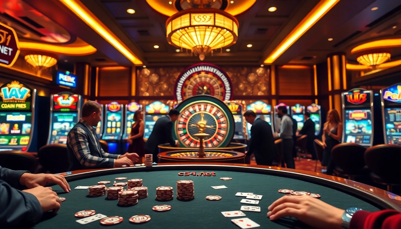 Enjoy thrilling gameplay at c54.gb.net with exciting casino tables and vibrant gaming atmosphere.