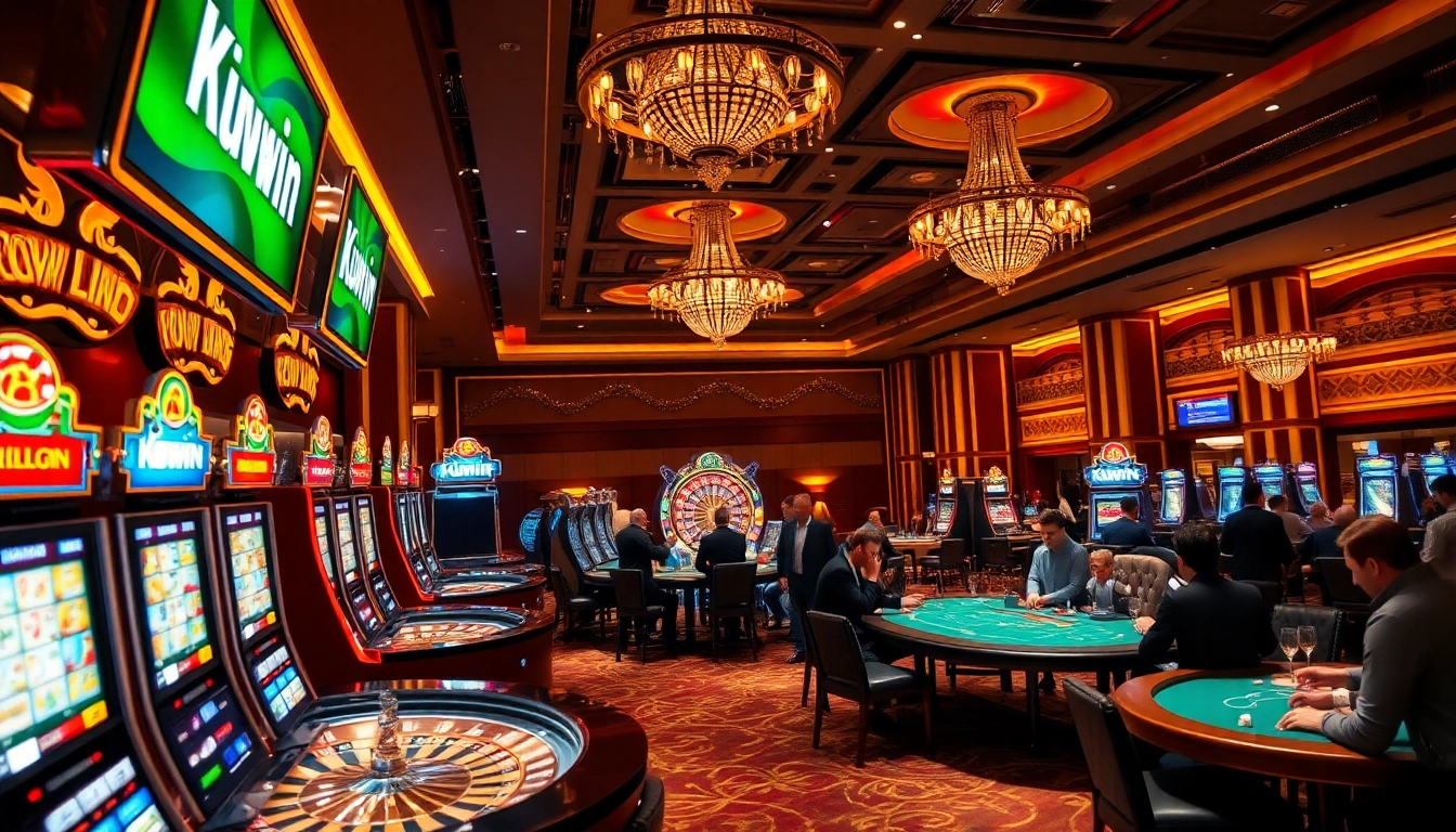 Kuwin casino offers an engaging roulette experience within a vibrant gambling environment.