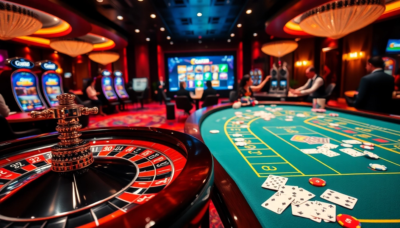 Experience thrilling casino action at go88 with vibrant tables, cards, and immersive gaming.