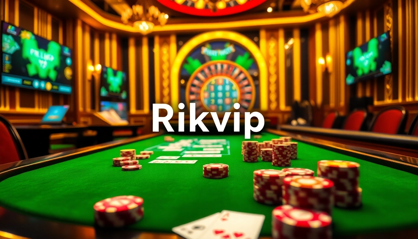 Engage with the thrilling Rikvip - game featuring vibrant casino elements and an immersive online experience.
