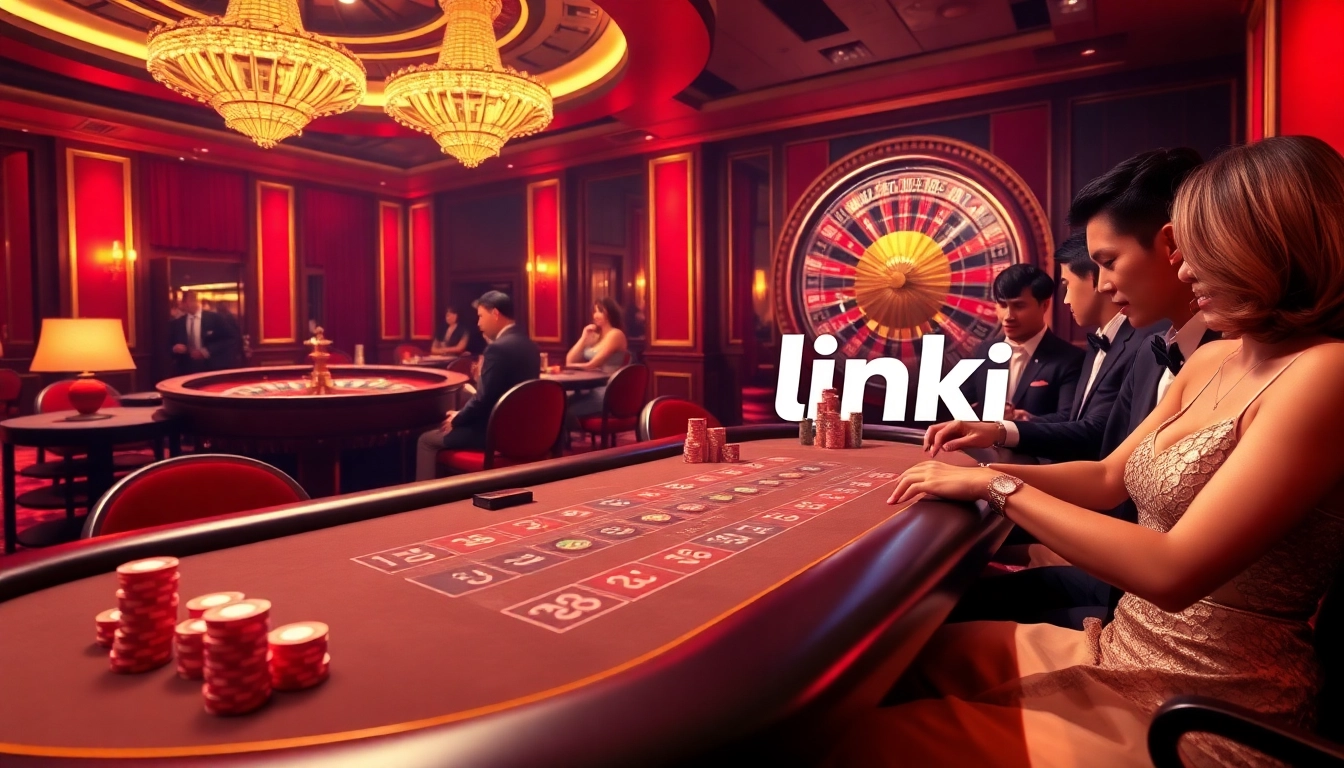 Experience thrilling gameplay with link 88i at an exclusive poker table surrounded by excitement.