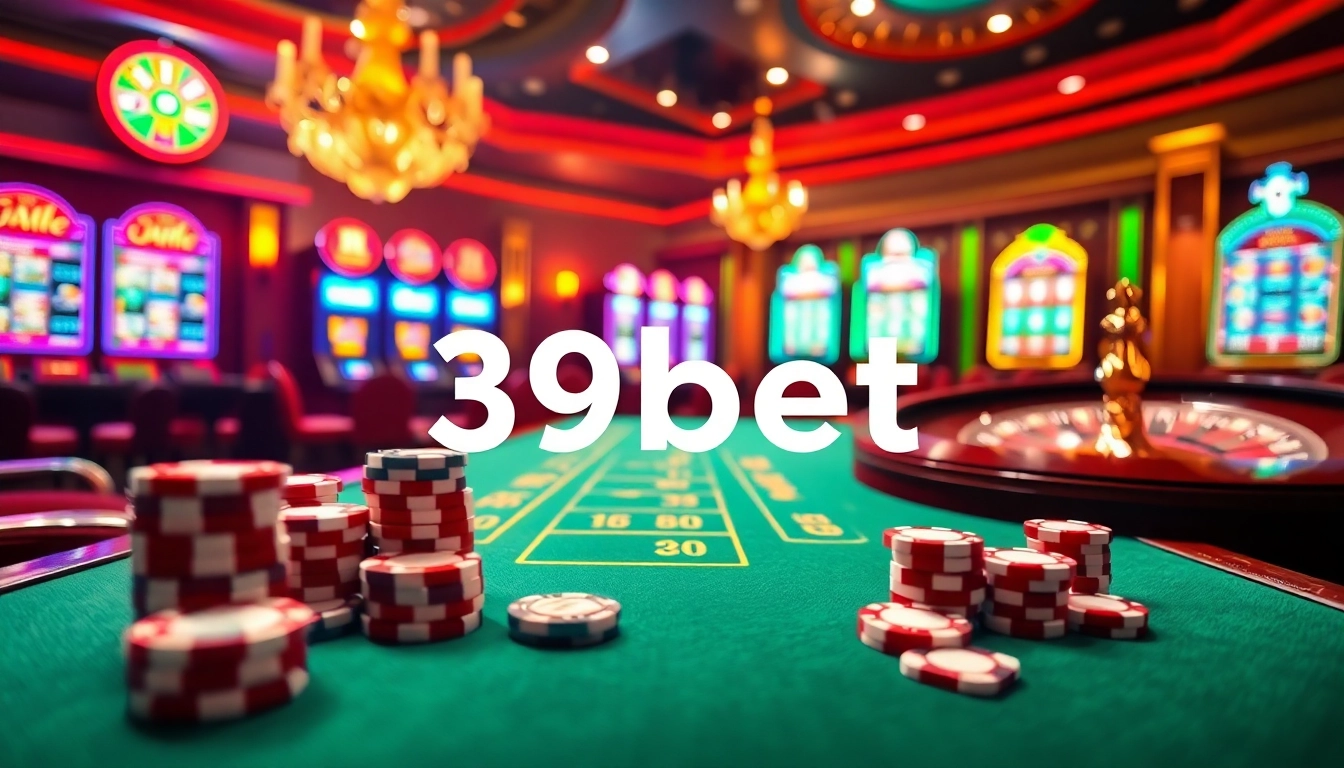 Experience the excitement at 39bet with vibrant casino games and thrilling betting action.