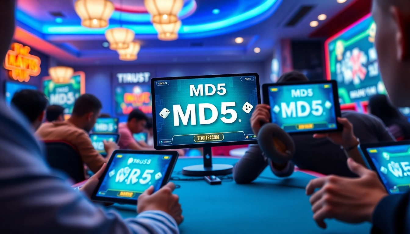 Engaging players enjoying Tài Xỉu MD5 in a dynamic online gaming setting.