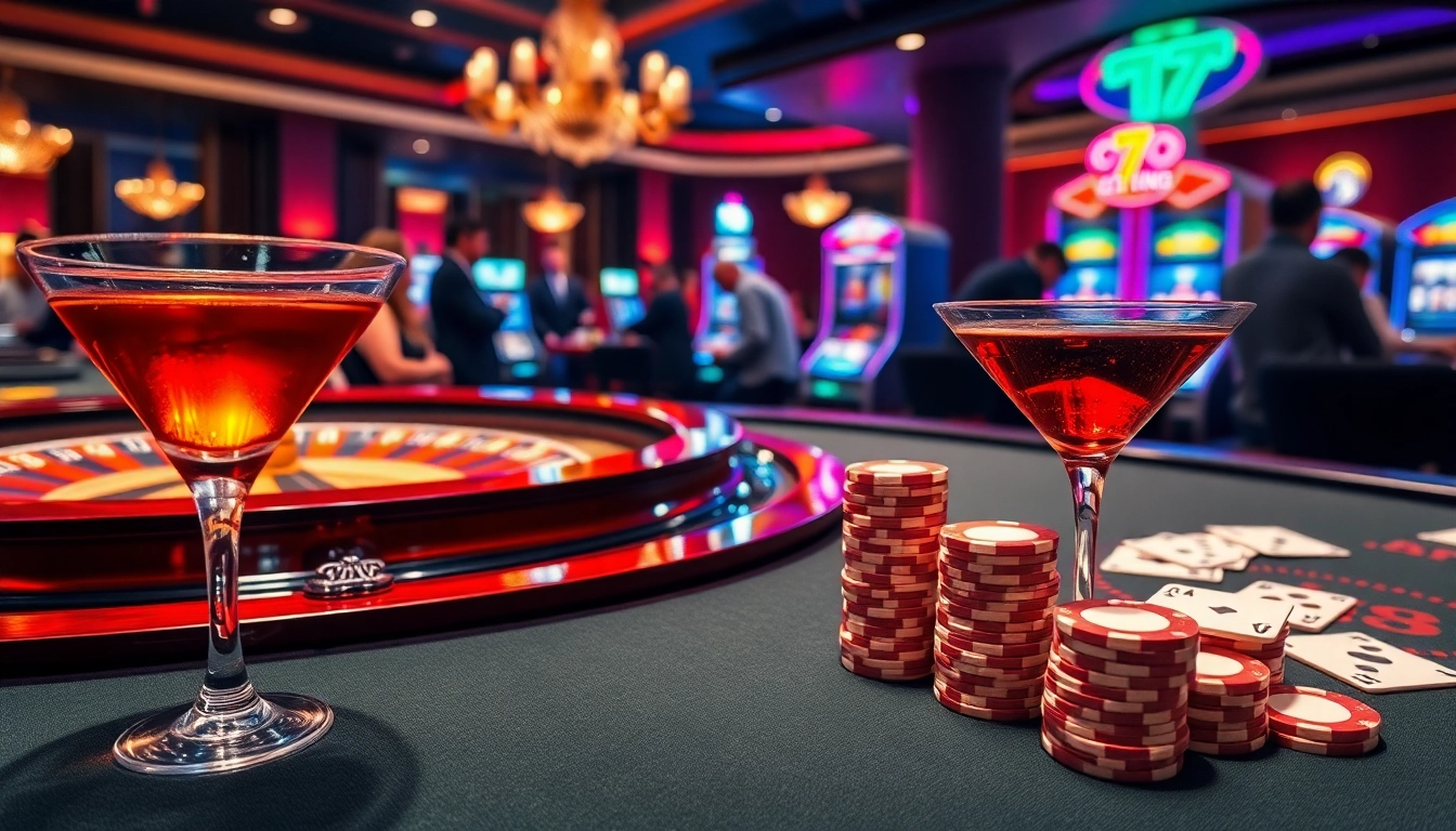 Action-packed gaming scene at 79king, showcasing poker and roulette excitement with vibrant casino elements.