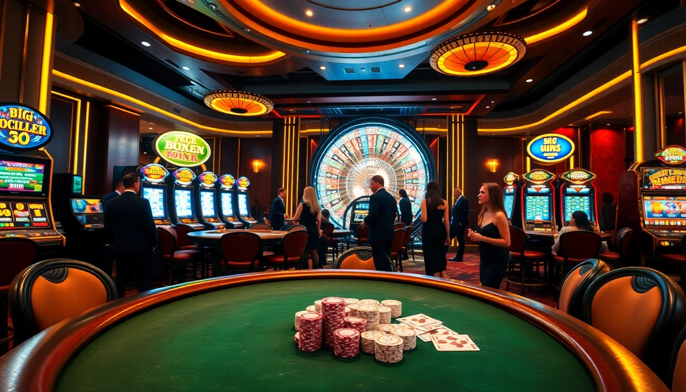 Experience the excitement of b52club with a high-stakes poker game and vibrant casino atmosphere.