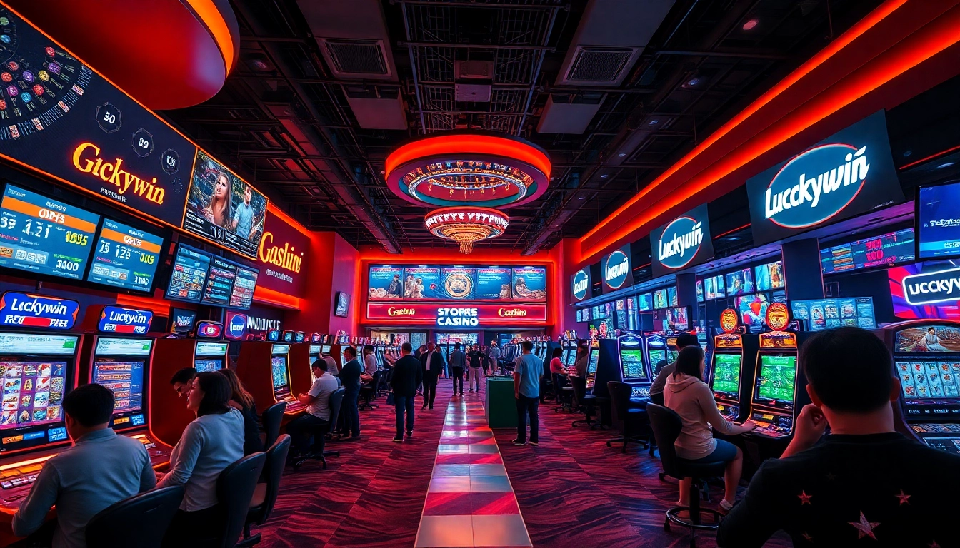 Experience the excitement of online gaming at https://luckywin.name, showcasing vibrant casino life and engaging players.