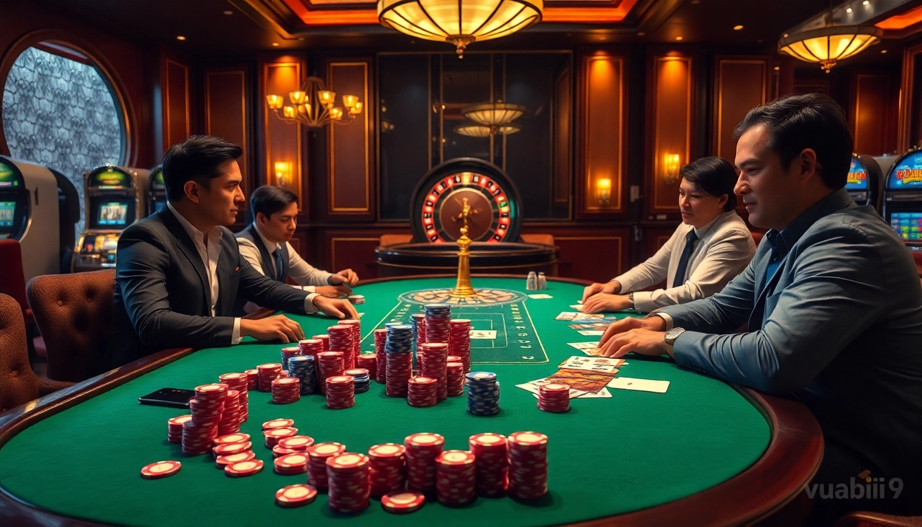 Experience the thrill of professional gambling at vuabai9's exciting casino scene.
