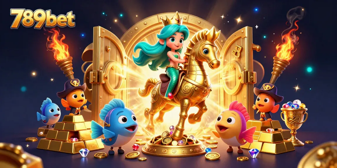 Engage in thrilling adventures with 789bet, featuring vibrant characters amid treasures in this dynamic casino scene.