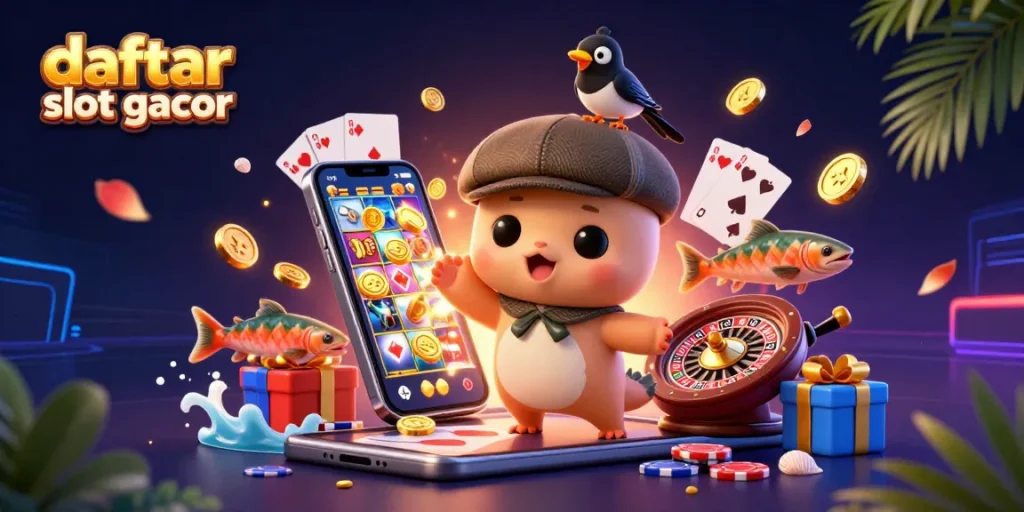 Experience exciting jackpot wins with daftar slot gacor on a vibrant gaming platform scene.