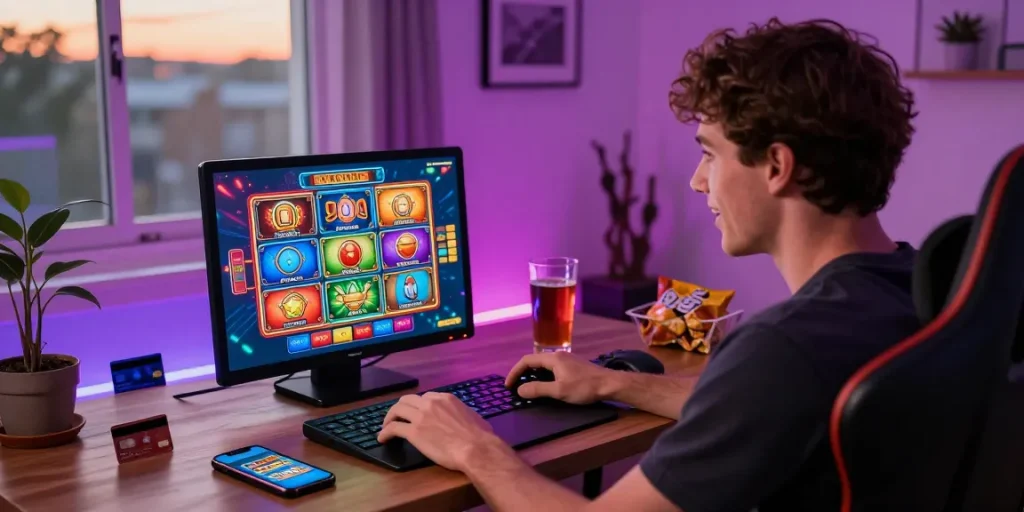 Exploring credit card casinos at ieee.org.uk in a stylish online gaming setup.